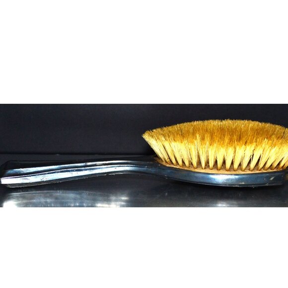 Beautiful Art Noveau Designed Hairbrush Silvertone Cherubs Vanity And Dresser - Picture 3 of 6